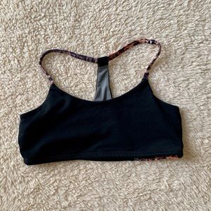 KFT Black Sports Bra, size Medium
